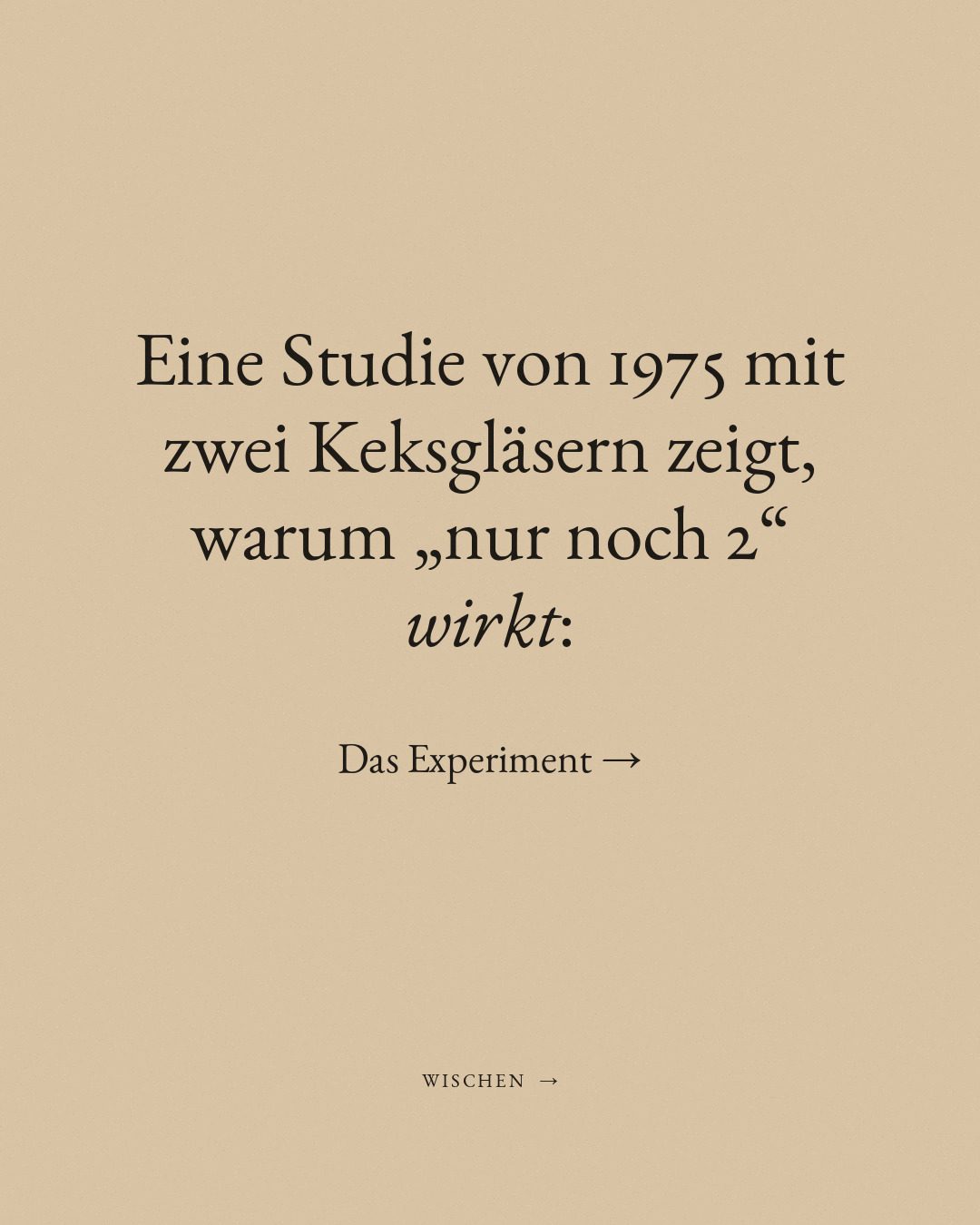 Knappheit und Kaufdruck: Nur noch 2 Stück